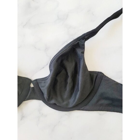 Soma Embraceable Signature Lace Unlined Perfect Coverage Underwire Black Bra 32C - Picture 8 of 10